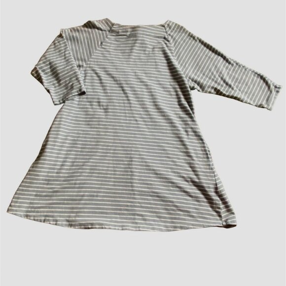 Umgee USA Womens Striped Mini Dress W/Back Cut Out-Blue-Size S-GUC - Picture 1 of 4